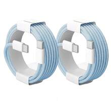 60W Type-C To Type-C Data Cable, 1-2 Packs, Compatible With 16/15 Fast Charging, USB-C To USB-C Power Cord, Compatible With Iphone 16/15 PRO Plus Pro Max, IPad/IPad Pro 12.9/11, Compatible With Samsung Galaxy S25 S24 S23 S22 S21 S20 Ultra S10 (White)