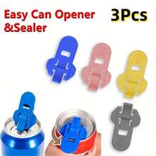 3-Piece Bottle Opener - Easily Open Cans Without Damaging Nails. Dustproof And Insect Proof Design, Durable Plastic Material, Ideal Choice For Families, Gatherings, Camping, Picnics, And Beverages - Space Saving Beverage Opening Tool, Essential For Picnics, Rust Proof Bottle Opener - Nhiều màu - Xem 11