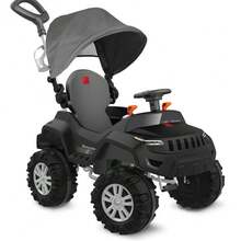Superjipe Reclinável Com Capota Passeio & Pedal (Preto) - Bandeirante