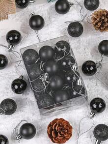 24pcs/Set 1.18inch Mini Shatterproof Christmas Balls, Creative Home Decor Christmas Ornaments, Christmas Tree Hanging Pendants, Christmas Decorative Hanging Balls For Holiday Party, Christmas Party, Room Decor, Scene Decor, Festival Decor, Home Decor, Holiday Decor, Party Favors, Room Decor, Window Decor, Bedroom Decor, Home Decoration, Fun Christmas Party Decorations, Merry Christmas, Happy New Year, Christmas Gifts, Christmas Decorations Winter Christmas Decorations Home Christmas Gifts Christmas Decor - Multicolor - View 6