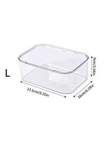 1/2pcs Desktop Storage Box, Flip-Top Phone Case Storage Box, Dust-Proof Drawer Storage Box, Teaware Organizer Box, Includes 6pcs Drawer Organizer Boxes, Suitable For Fridge Storage, Accessories Organizer, Kitchen Tools, Cosmetics Organizer, Back To School Supplies, Includes 5pcs Bracelet Display Box, Tarnish & Dust Proof