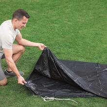 Flowclear - Cubierta de Piscina para Piscina Redonda Steel Pro, Negro, 3.04 - 15'5" (redondo) - Ver 6