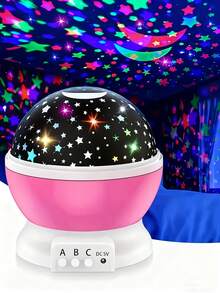 1pc USB Power Water Ripple Projector Light , Aurora Projection, Starry Sky Projection, Crystal Projection, Suitable For Bedroom, Adult Game Room, Home Theater, Room Decoration, Valentine\ Day Gift, Camping, Wedding Decoration,Lamp,LED Projector - 星空投影 - 查看 11
