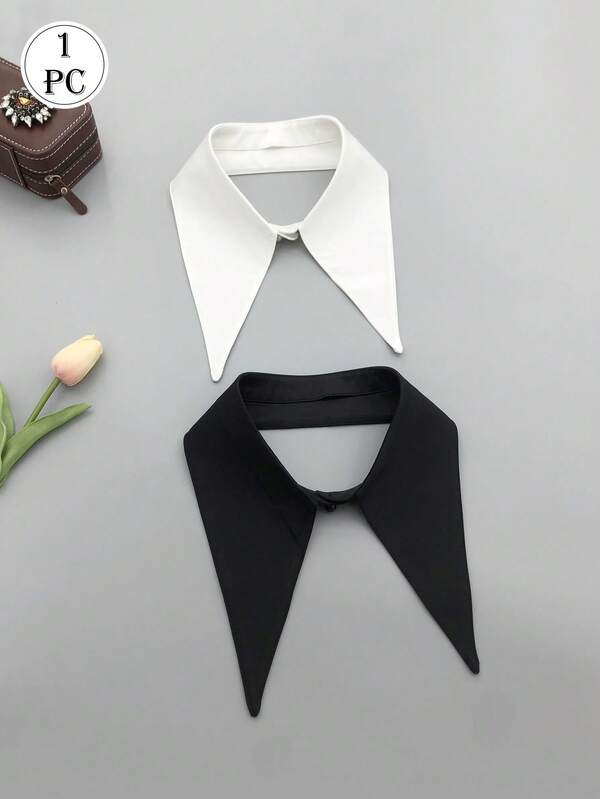 1 Stück abnehmbarer spitzer Kragen, modisches Accessoire für Hemden, vielseitig einsetzbar