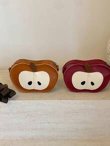 Halloween Apple Bag, Christmas Eve Apple Bag, Single Shoulder Crossbody Bag, Large Capacity, Outing Fashion Bag, One Piece Packaging