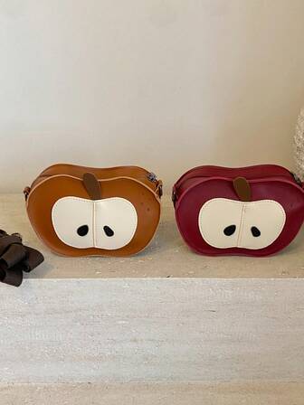 Halloween Apple Bag, Christmas Eve Apple Bag, Single Shoulder Crossbody Bag, Large Capacity, Outing Fashion Bag, One Piece Packaging