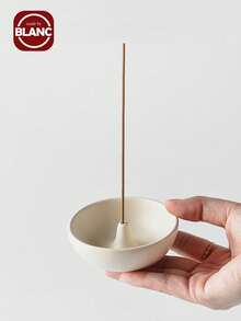 Modern Minimalist Japanese Style Ceramic Round Incense Holder, Creative Minimalist Household Incense Base Incense Plate - Ceramic Incense Socket - View 2