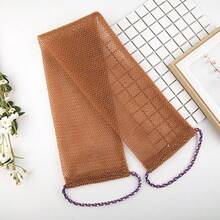 1pc African Nylon Loofah Scrub Towel, Bath Brush Exfoliating Scrubber, Soft Mesh Shower Scrub Back Scrubber, Helps Remove Dead Skin Cells