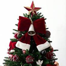 Laços de Natal, Decoração de Guirlanda de Laços, Laço Grande para Topo de Árvore de Natal, Laços de Árvore de Natal, Guirlanda de Laço, Artigos para Festa, Enfeites de Natal para Porta, Lareira, Escadas, Corrimão, Varanda, Laços de Natal, Nós de Laço de Veludo com Punho de Pelúcia Branco Super Macio para Guirlandas, Ao Ar Livre, Embrulho de Presente, Topo de Árvore, Decorações de Festa de Natal para Família no Inverno, Fita de Árvore de Luxo para Decoração, Laços de Guirlanda Portáteis, Fita de Guirlanda Portátil para Decoração de Árvore - Vermelho - Ver 12