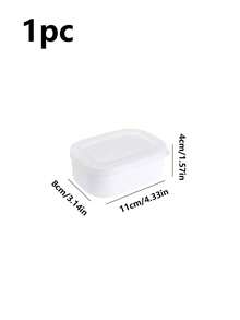 1pcs-3pcs-5pcs混合谷物分格蔬菜冰箱保鲜盒微波炉便当盒办公室零食水果PP分隔盒厨房圣诞礼物 - 白色 - 查看 12