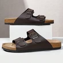 可调节扣环男女休闲拖鞋，软木凉鞋，户外沙滩鞋，男女皆宜，加大码