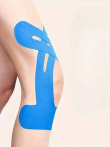 3/5 Peças Tiras Elásticas de Fita Muscular Pré-Cortadas - Joelho, Parte Inferior das Costas, Bunda, Perna, Braço - Adesivo Antiderrapante Multicolorido, Adequado para Atletas, Academia, Esportes e Fitas para Joelho