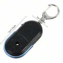 Portable Car Key Finder, Anti-Loss Intelligent Search And Positioning Device, Key Chain Whistle, Beeping Sound Control, Light Emission