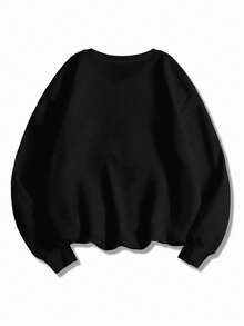 MAID OF HONOR OBVIOUSLY Women's Plus Size Sweatshirt - màu đen - Xem 3