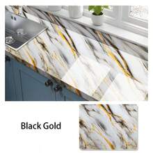 Papel tapiz autoadhesivo de mármol, resistente al agua, al aceite y al calor para decoración de cocina, sala de estar y dormitorio, pegatinas de pared, decoración de pared