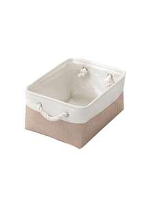 Cesta de almacenamiento portátil de gran capacidad lavada y con asa