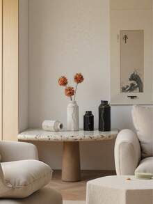 1 Peça Vaso Cerâmico no Estilo Wabi-Sabi para Flores Frescas, Adequado para Várias Cenas e Uso Decorativo, Pode Conter Água.