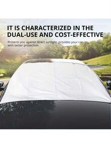 Easypie Selection 1pc Keep Your Car Protected From Snow And Sun With Our Foldable Windshield Cover