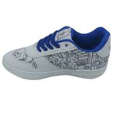 Tênis Mini-Pé Infantil Menino Goods com Caneta - Azul e Branco - Visão 5