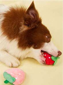 1 pieza/4 piezas Muñeco de peluche de mascota aleatorio y lindo en forma de plátano con sonido, adecuado para gatos y perros. Adorable set de muñecos de peluche para perros, muñeco de masticar para mascotas con sonido, material suave y duradero, para cachorros, gatitos que están creciendo y jugando, adecuado para mascotas de raza pequeña y mediana.