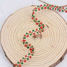 Lace Trims, Red, Green, And Gold Ribbons, Ribbon Trim For Ears, Christmas Craft Supplies, Sewing Crafts, Ribbon For Christmas Gift Wrapping Home Decor Christmas Decorations Room Decor Winter