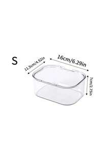 1/2pcs Desktop Storage Box, Flip-Top Phone Case Storage Box, Dust-Proof Drawer Storage Box, Teaware Organizer Box, Includes 6pcs Drawer Organizer Boxes, Suitable For Fridge Storage, Accessories Organizer, Kitchen Tools, Cosmetics Organizer, Back To School Supplies, Includes 5pcs Bracelet Display Box, Tarnish & Dust Proof
