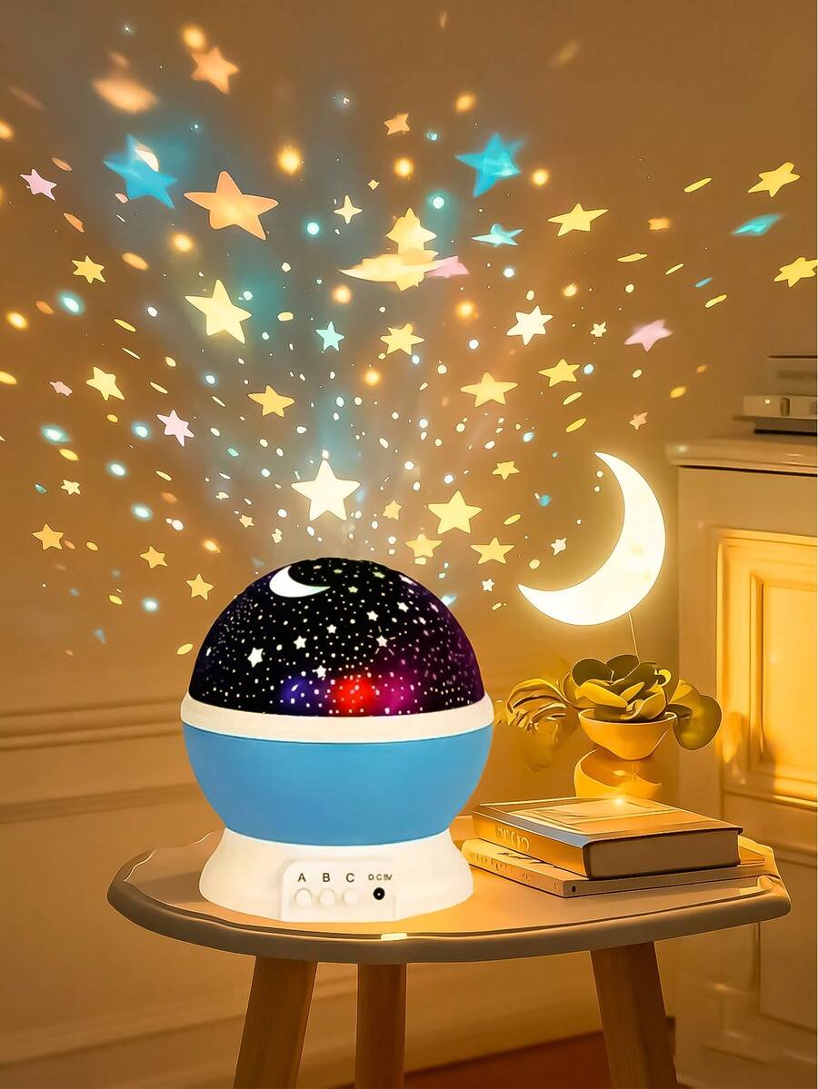1pc USB Power Water Ripple Projector Light , Aurora Projection, Starry Sky Projection, Crystal Projection, Suitable For Bedroom, Adult Game Room, Home Theater, Room Decoration, Valentine\ Day Gift, Camping, Wedding Decoration,Lamp,LED Projector - 星空投影 - 查看 1
