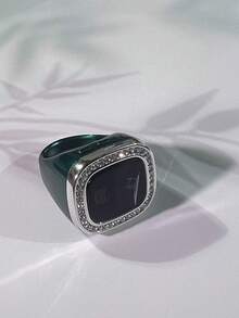 502# OLED-skärm Flerkanalig vibrationspåminnelse Tid Datum Larmfunktion Muslimsk islamisk bön Smart ring, Unisex elektronisk räknarring - Multifärgad - Visa 5