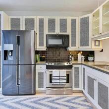 1 Roll Linen Series Peel And Stick Wallpaper, Easy To Apply Without Glue, Customizable Arrangement, Suitable For Bedroom, Living Room, TV Background, Tabletop, Cabinet, Outdoor Garden Renovation, Holiday Decor