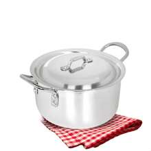 HABIBI ALUMINIUM Cooking Pots With Good Quality Size 24cm,26cm,28cm, - 28cm-9L - Xem 2