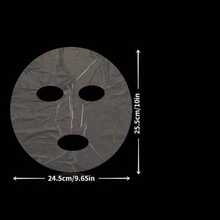 100/200/300/400pcs Disposable Facial Plastic Film Full Face Cleansing Mask Neck Sticker Transparent PE Mask Packaging Facial Beauty Health Tools - Clear - View 7