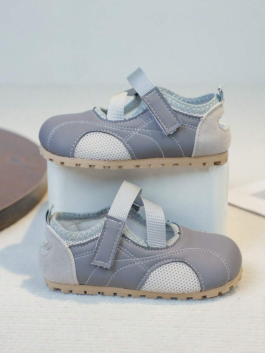 1 Pair Children's Versatile New Comfortable Soft-Sole Casual Flats, Suitable For Outdoor, Vacation, Party, School, All Seasons
