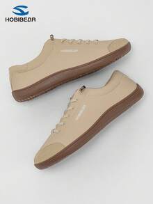 HOBIBEAR 宽鞋头极简赤足鞋，单绑带设计，男女通用，简约透气，舒适越野跑鞋，PU皮鞋面