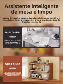 1 Piece Bamboo Storage Rack With Stylish Lacquered Design Multi-Tier Bamboo Countertop Display Rack - Great For Storing Cups, Books And Spices - Great For Kitchen, Living Room Or Office Decor, Office Organization | Modern Bookshelf Designs | Durable Bamboo Bookshelf, Bamboo Bookshelf