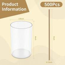 500 Pcs Gold Coffee Stirrers Holder Set Metallic Gold Coffee Stir Sticks Acrylic Stir Stick Holder Cocktail Straws Bar Straws Drink Stirrers For Coffee Bar Dr Juice Party Halloween Supplies,19993283 - 金色 - 查看 2