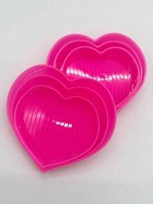 3pcs/Set Diamond Painting Tray, Storage Box Tool Kit, Heart-Shaped Diamond Tray & Diamond Box