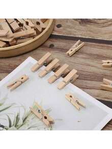 10/30/50pcs Mini Clothes Peg, Small Wooden Clothes Peg, Clothes Peg For Drying Clothes, Clothes Peg For DIY Photo Craft Projects