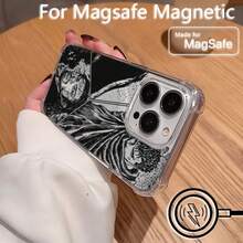 Nueva funda magnética Magsafe de anime  Guts para  16 15 14 13 12 11 8 7 Plus Mini Pro Max X XR, cubierta transparente anti-caída, compatible con funda de  17, funda de  17 Pro, funda de  17 Pro Max - TSJCX-284TSCX55132A9 - Ver 4