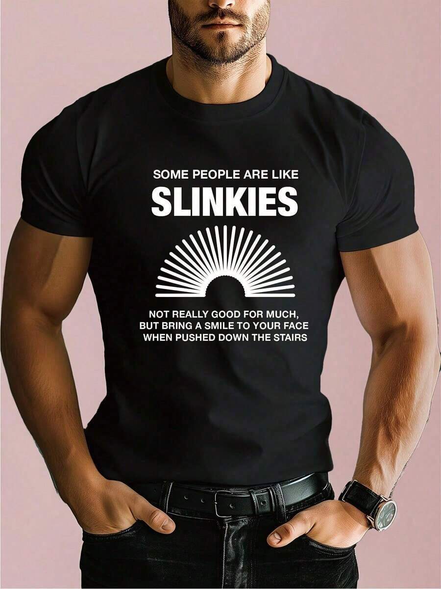 Fun... Men's Graphic Print Cotton T-Shirt, Comfortable Fit - Black - View 1