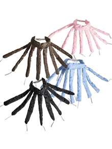 1pc No-Heat Hair Curler, Headband, Soft No-Heat Hair Curler, Heatless Hair Curler For Overnight DIY Hairstyle Tool - Multicolor - View 6