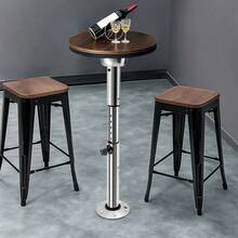 Removable Telescopic Alu Table Leg Adjustable Pedestal For Motorhome RV Camper - Silver - View 9
