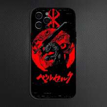 Anime  Guts  Phone Case Covercompatible With  16,15,14,13,12,11 Plus,Pro Max,XS,X,XR,SE,Mini,8,7,Soft Silicone Black Cover,Covercompatible With  17 Case,  17 Pro Case,  17 Pro Max Case - z3 - 查看 7
