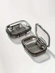 2/1 Portable Mini Pill Box - Daily Pill Splitter Box, Medication Divider Anytime, Anywhere, Sunday Travel Pill Box, Dust-Proof ABS Material, Compact Design Suitable For Work, Going Out And Daily Use, Easy To Carry, Large Capacity, Waterproof, Not Easy To Damage - Multicolor - View 11