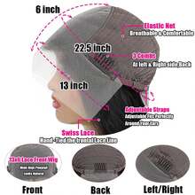 34 Inch Deep Wave Lace Front Wigs Human Hair 13x6 HD Lace Front Wigs Pre Plucked Brazilian Curly Human Hair Wig 250 Density Glueless Frontal Wigs For  Women - Natural Black - 查看 11