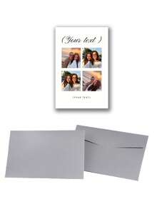 1 pieza Tarjeta de felicitación personalizada, diseño y texto de pareja personalizado y creativo, tarjeta de cumpleaños, tarjeta de aniversario, regalo de pareja único, multiusos de vuelta a la escuela, sello, regalo personalizado decorativo, adecuado para él/ella, familia, amigos, estudiantes, colegas, clientes, ideal para aniversario, graduación, boda, vuelta a la escuela, ocasiones de negocios/trabajo/oficina - multicolor - Ver 19