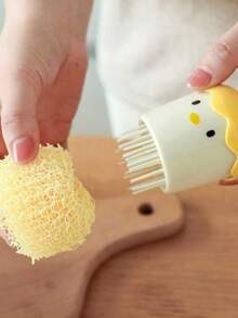 Wykwintna szczotka do garnków z skorupki jajka, nanoszczotka do czyszczenia, przybory kuchenne, szczotka do garnków z uchwytem, szczotka do mycia garnków