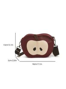 Halloween Apple Bag, Christmas Eve Apple Bag, Single Shoulder Crossbody Bag, Large Capacity, Outing Fashion Bag, One Piece Packaging