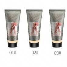 三色腿部遮瑕膏，腿部遮瑕霜，抚平腿部皱纹，有效遮盖腿部及身体疤痕，均匀肤色，防水防汗，持久妆效，打造完美腿部妆容，令双腿光滑无瑕。身体及腿部遮瑕霜，不含美黑成分，适合所有肤质。