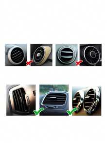 1pc Car Air Vent Mount 360° Rotatable Phone Holder, Universal Car Phone Holder Expandable Stand - one-size - View 9