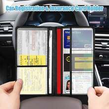New Car Driver's License Storage Bag Multi-Functional Document Bag Vehicle Registration And Insurance Document Protective Cover